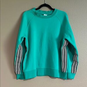 AVIA Fleece Crewneck With Stripe Detail